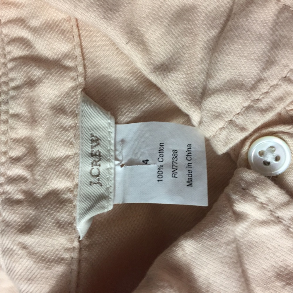 J. CREW  Pink Blush Mona Dress Ruffles Sz 4 34433 - Picture 7 of 7